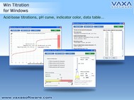 WinTitration. Acid base titration curve screenshot